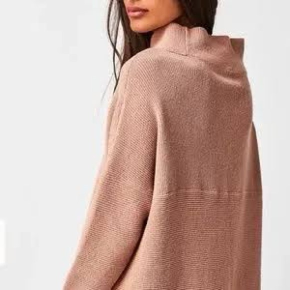 Free People ottomans slouchy tunic Sweater in colour coffee cream - Picture 6 of 6